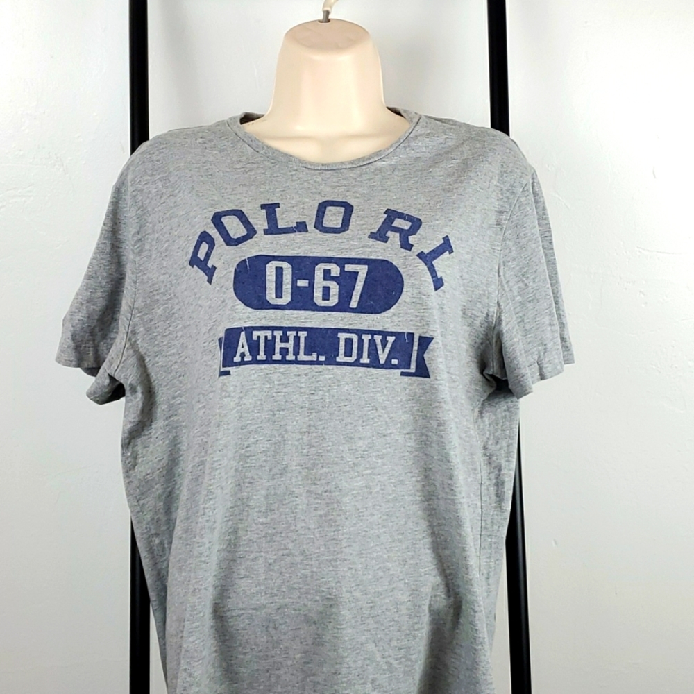 Polo Ralph Lauren gray cotton t-shirt graphic size M